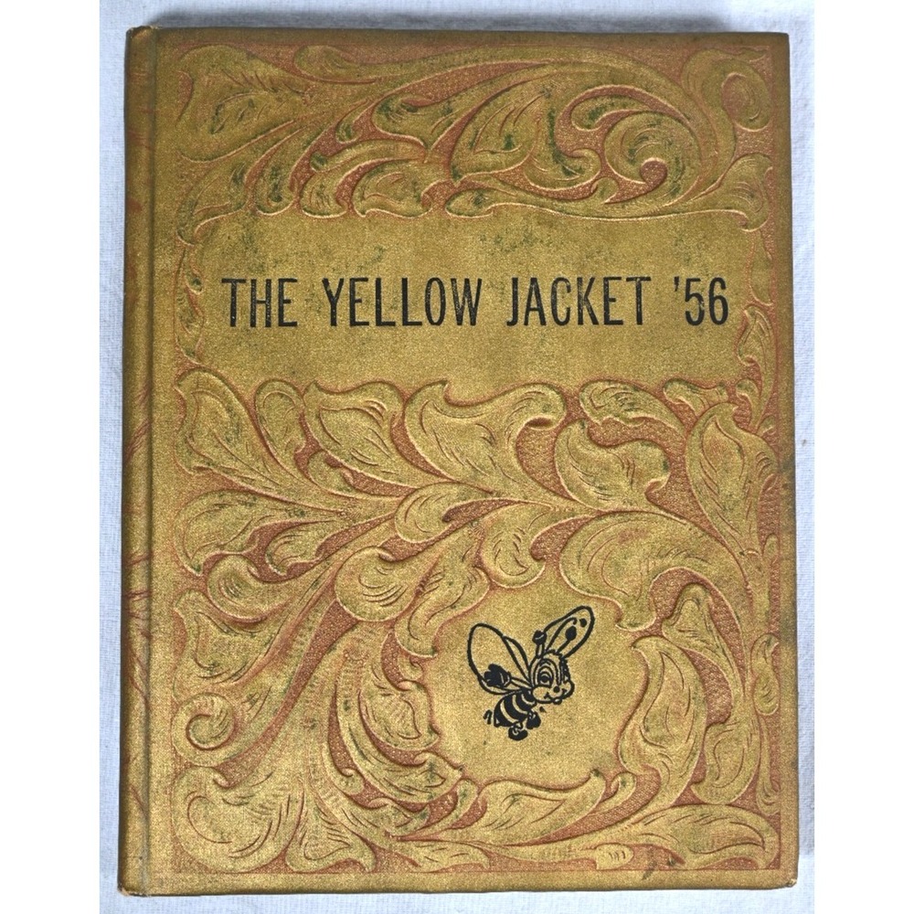 1956 Meridian Texas Yellow Jacket School Yearbook Annual Vintage (#2)